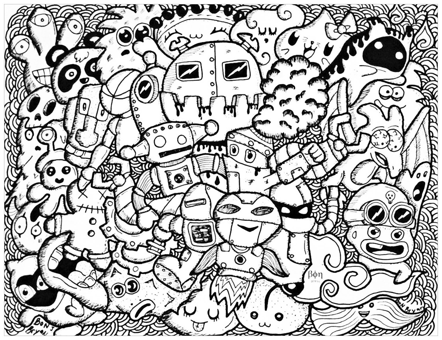 Doodle Art A Leisurely Analysis